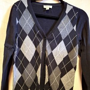Vintage Argyle Cardigan!